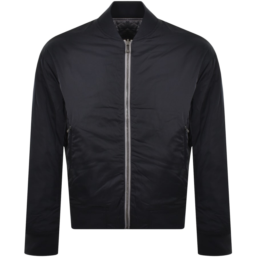 Emporio Armani Quilted Bomber Jacket Grey IT 50