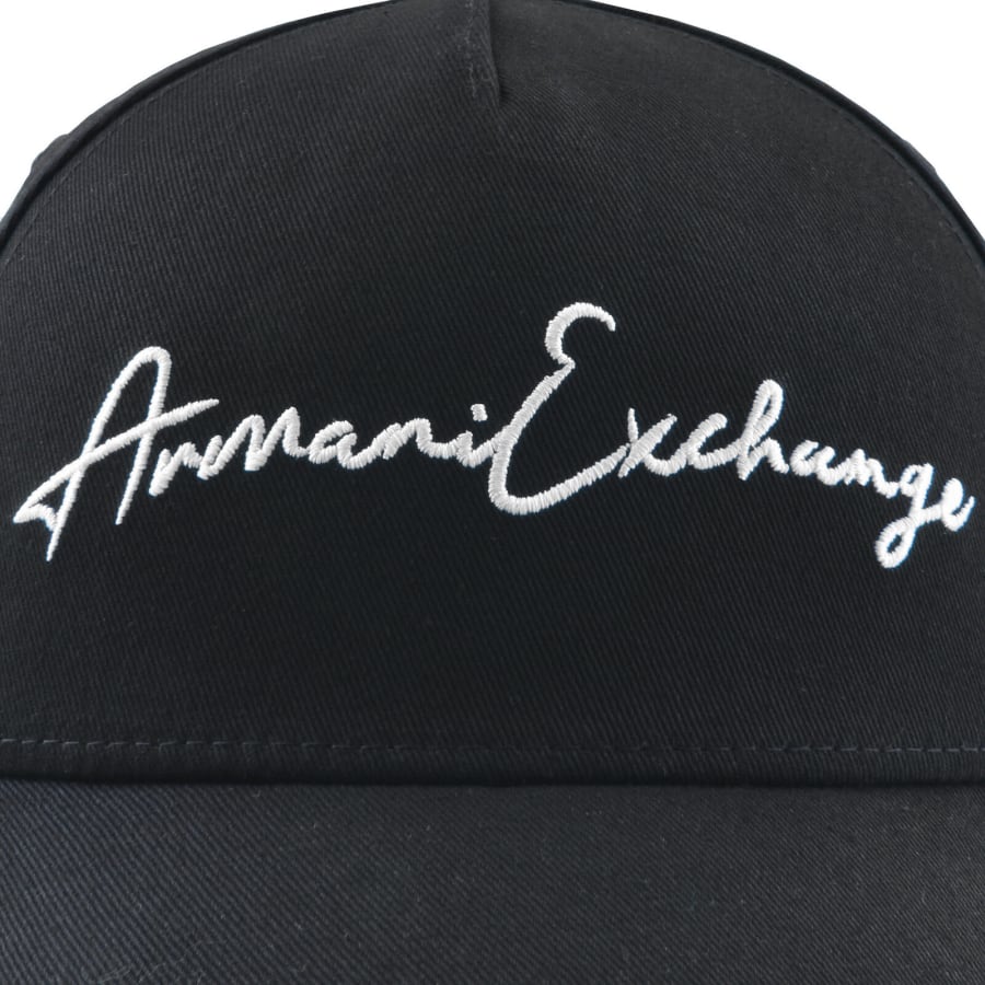 Armani Exchange Logo Baseball Cap Navy Mainline Menswear