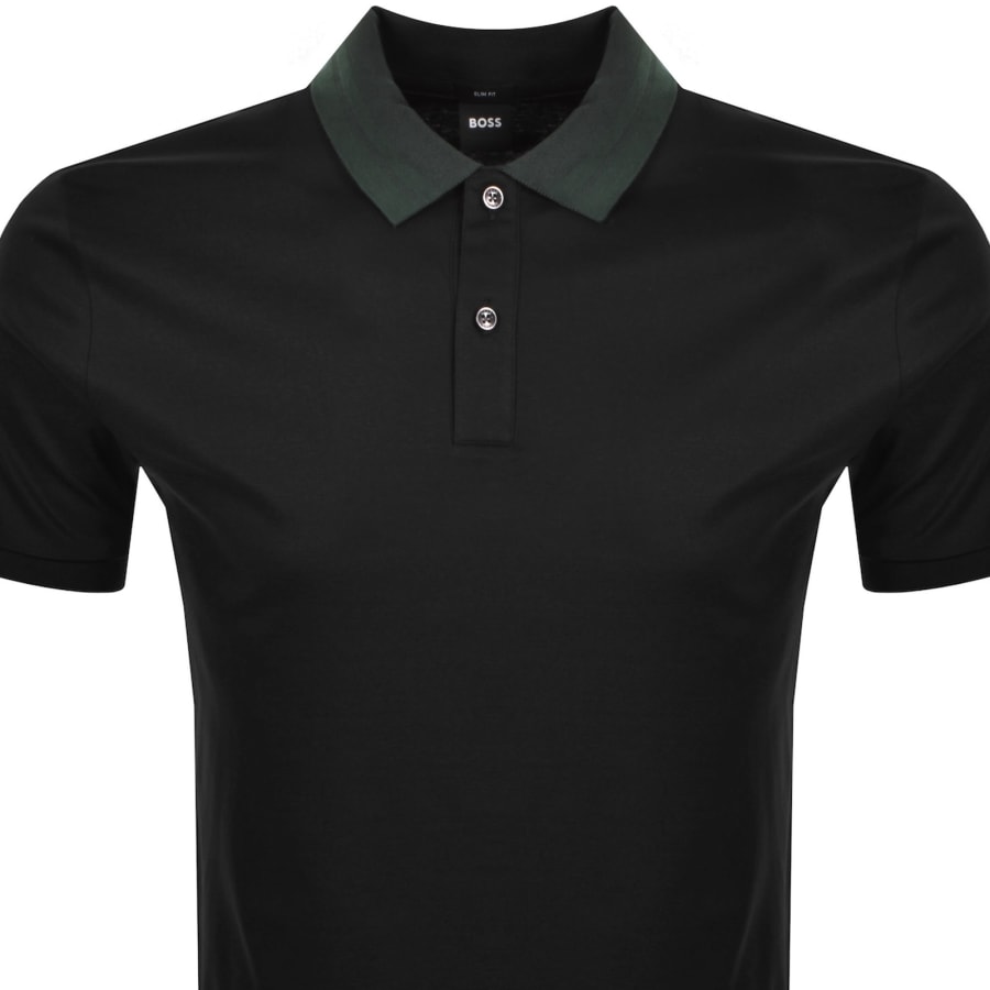 BOSS Phillipson 117 Polo T Shirt Black Mainline Menswear