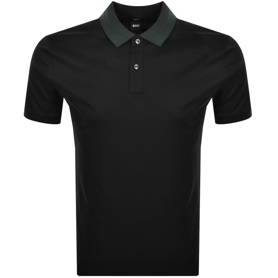 BOSS Phillipson 117 Polo T Shirt Black Mainline Menswear