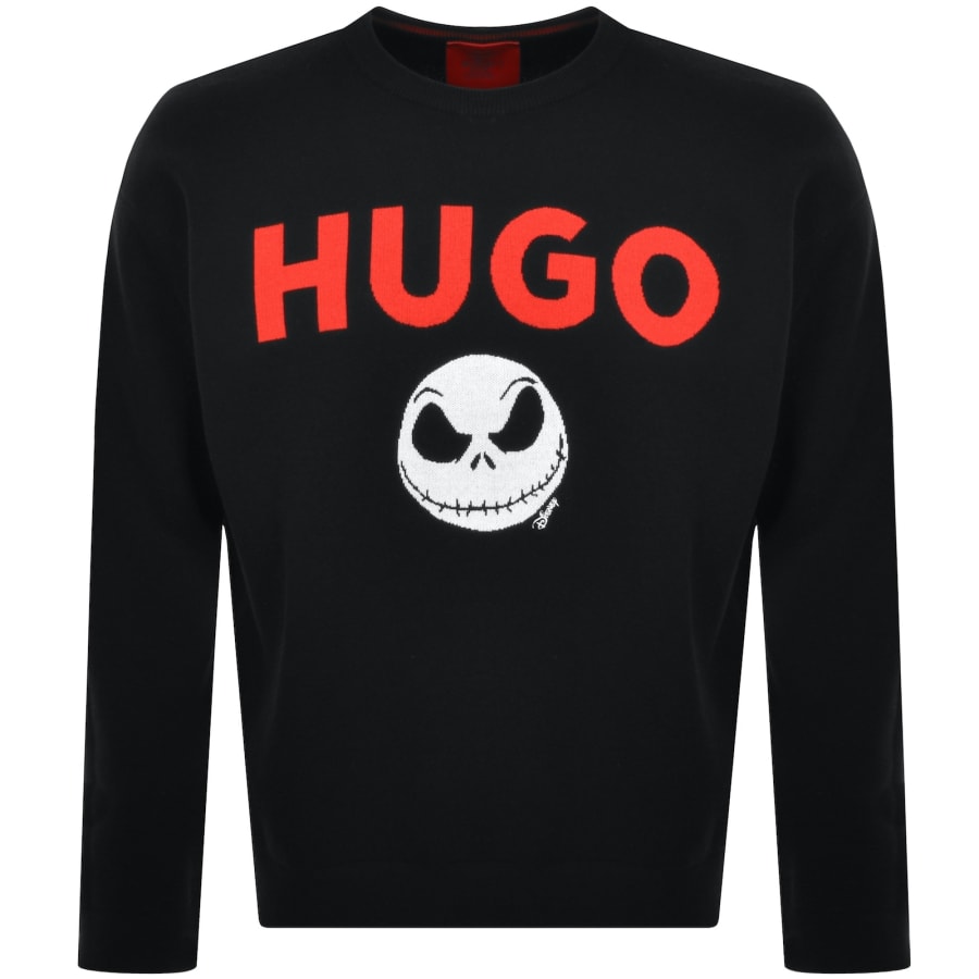 Black xmas jumper top