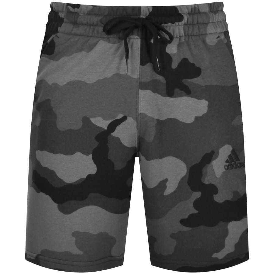 Black camo shorts top