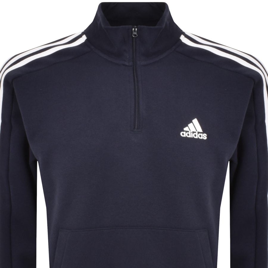 Image number 2 for adidas Sportswear Quarter Zip Sweatshirt Navy