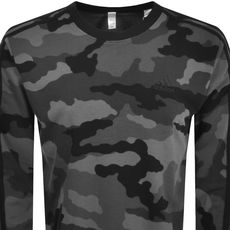 Image number 2 for adidas Sportswear Camo Sweatshirt Black