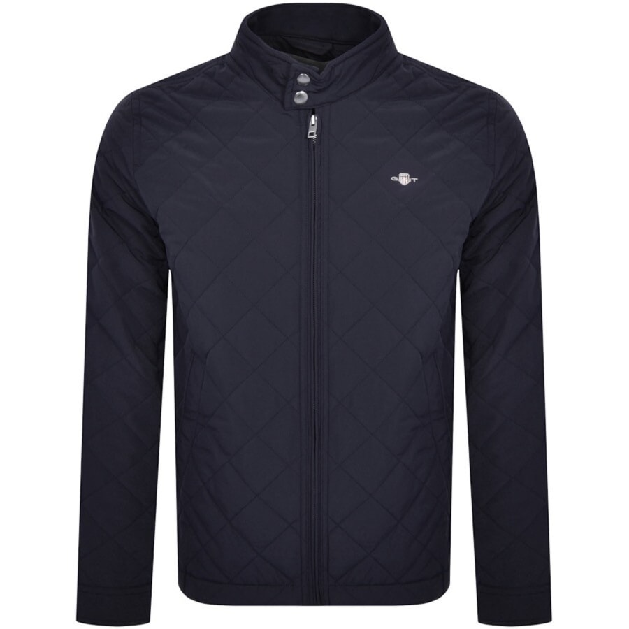 GANT Blue Quilted Windcheater Jacket xxxlarge Mens