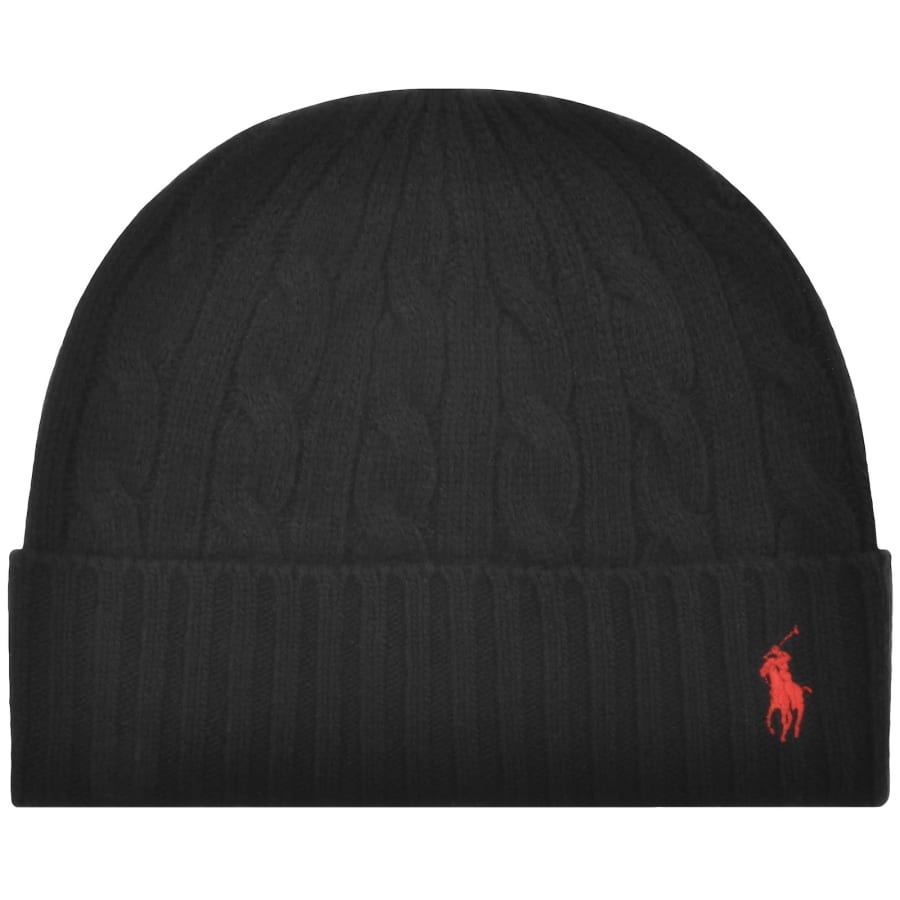 Black ralph lauren hat top