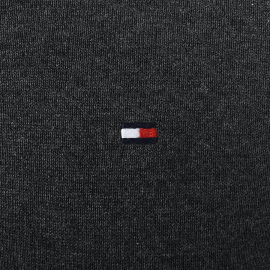 Image number 3 for Tommy Hilfiger Essential Crew Neck Jumper Grey