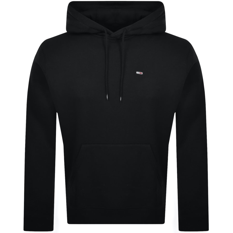 Image number 1 for Tommy Jeans Flag Logo Hoodie Black