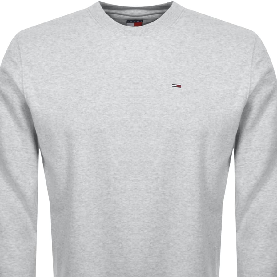 Image number 2 for Tommy Jeans Flag Logo Sweatshirt Grey