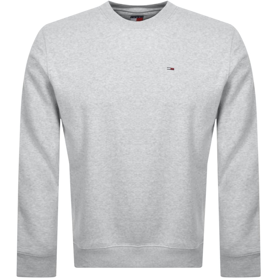 Image number 1 for Tommy Jeans Flag Logo Sweatshirt Grey