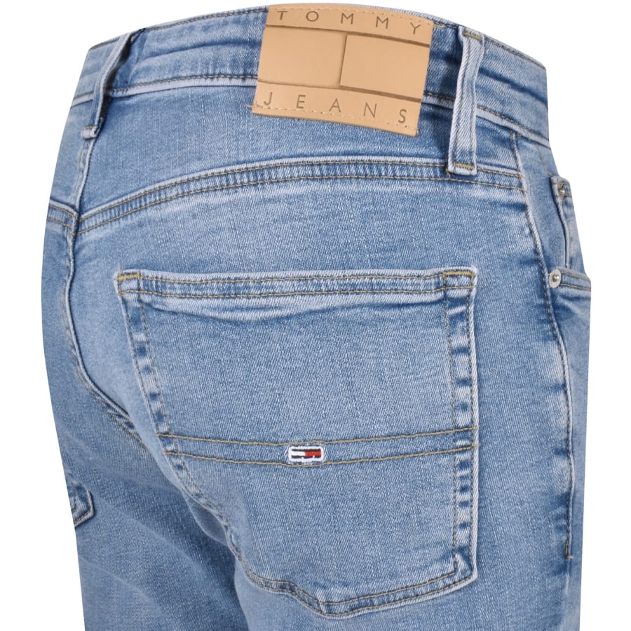 Image number 3 for Tommy Jeans Ryan Slim Straight Jeans Light Wash