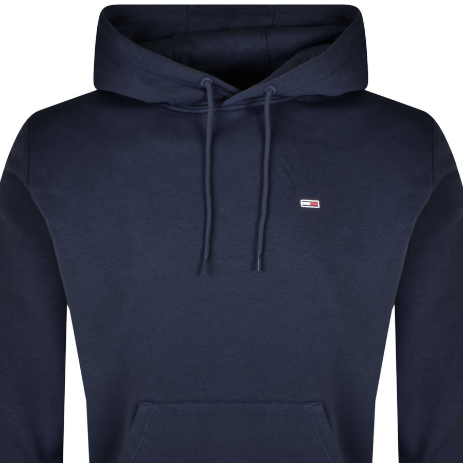 Image number 2 for Tommy Jeans Flag Logo Hoodie Navy