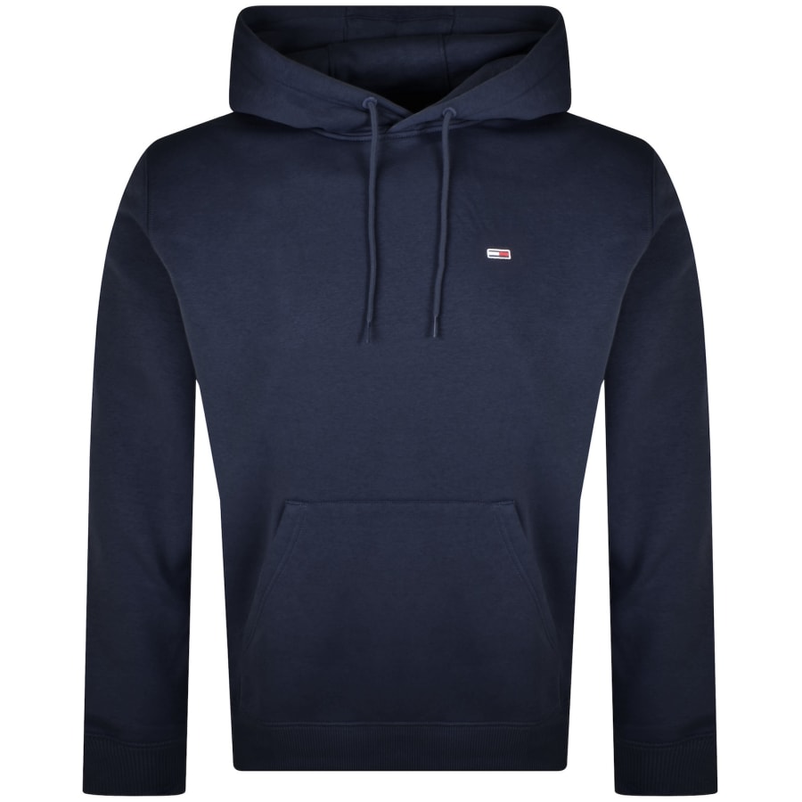 Image number 1 for Tommy Jeans Flag Logo Hoodie Navy