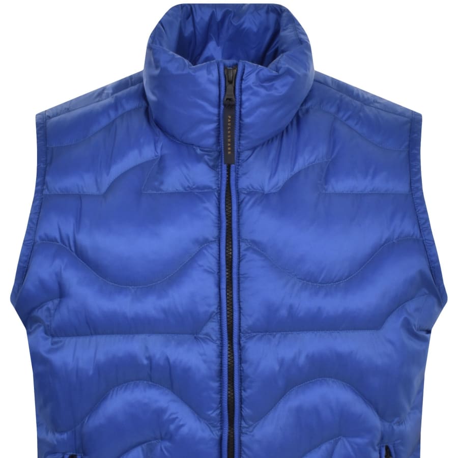 Image number 2 for Paul And Shark Monogram Primaloft Gilet Blue
