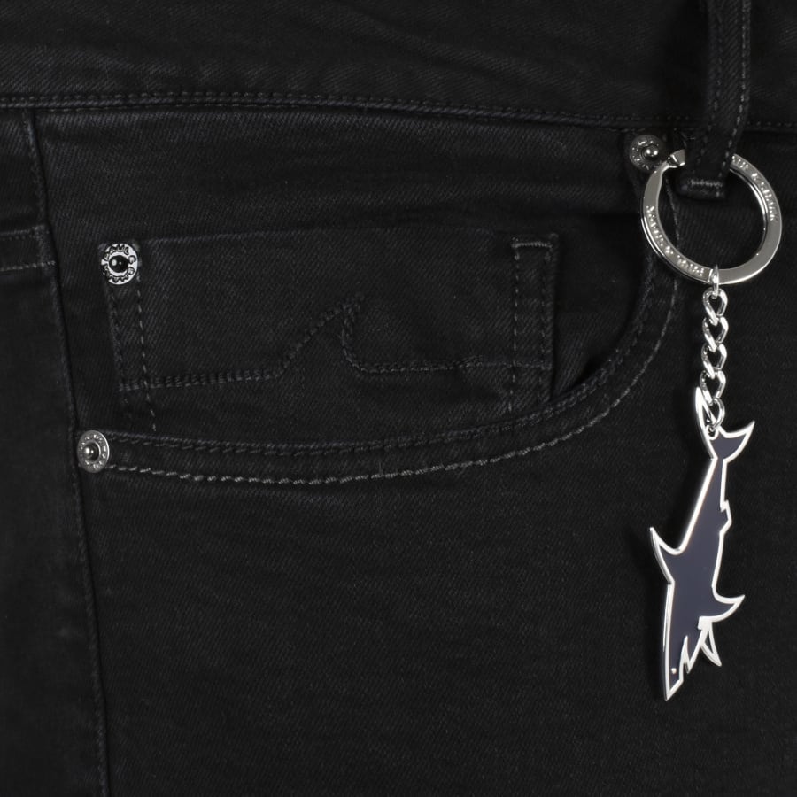 Paul And Shark Black Rivet Regular Jeans Black Mainline Menswear