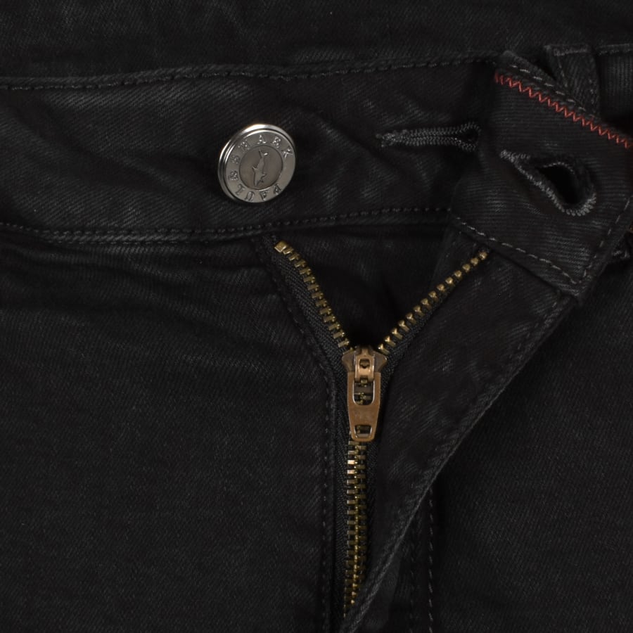 Paul And Shark Black Rivet Regular Jeans Black Mainline Menswear