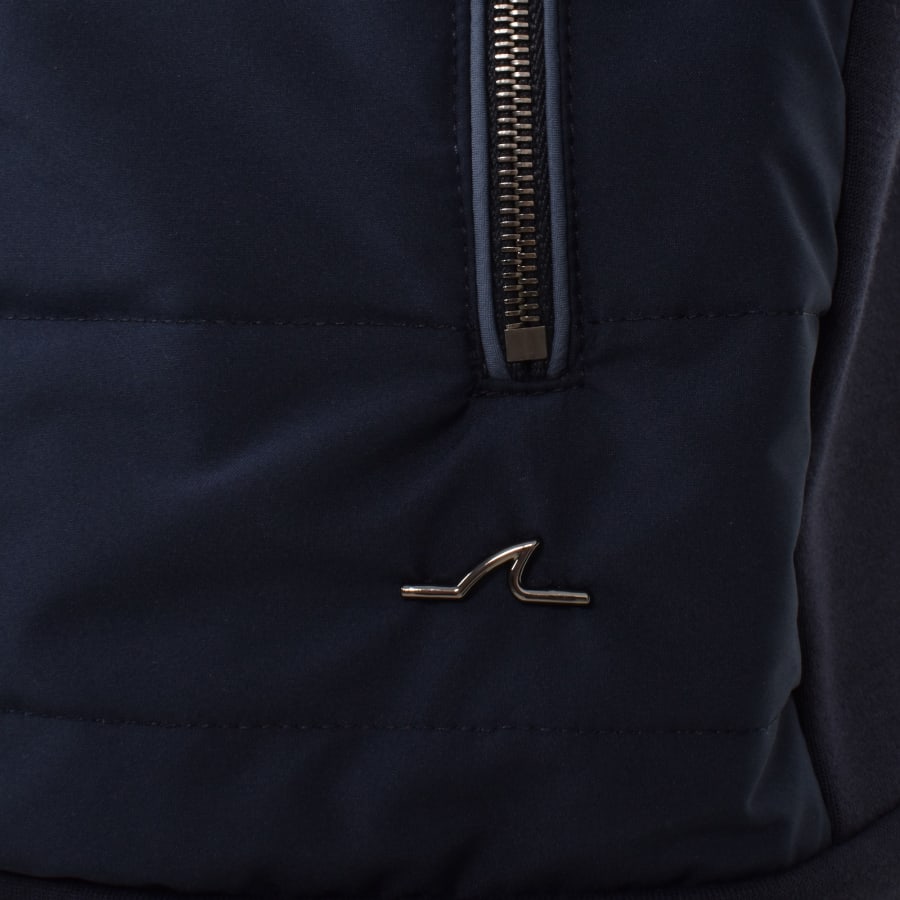 Paul And Shark Hybrid Full Zip Hoodie Navy Mainline Menswear