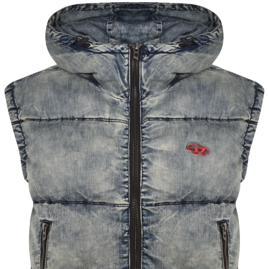 Image number 2 for Diesel Mons Gilet Blue