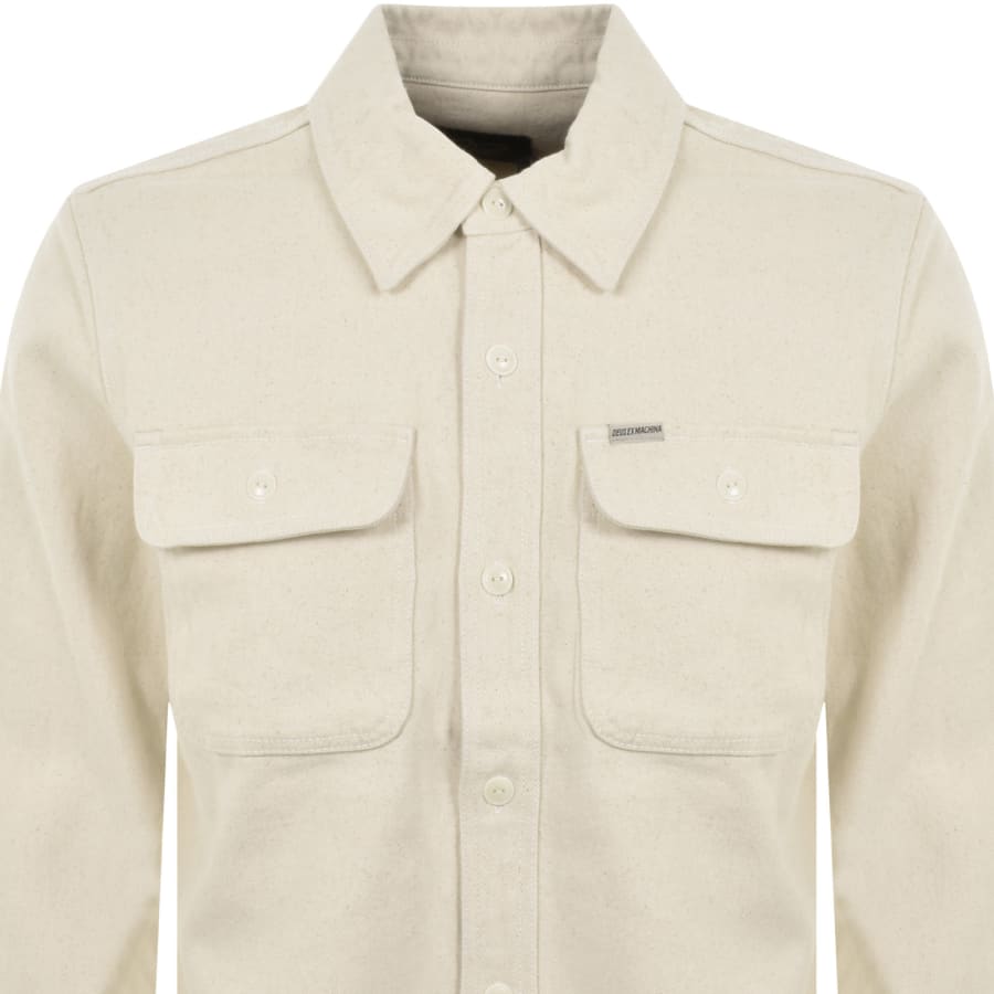 Image number 2 for Deus Ex Machina Vacay Overshirt Cream