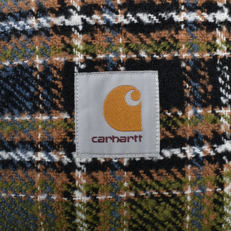 Image number 3 for Carhartt WIP Stroy Check Overshirt Green