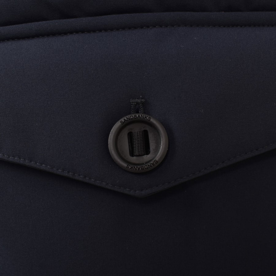 Image number 5 for Sandbanks Quilted Explorer Gilet Navy