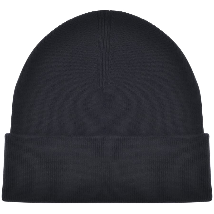 Fred Perry Classic Beanie Hat Navy Mainline Menswear