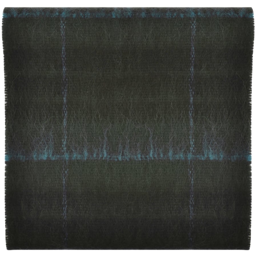 Image number 2 for Fred Perry Tartan Scarf Green