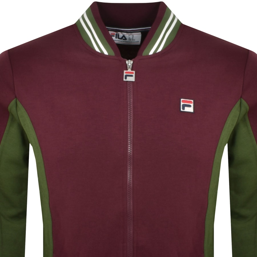 Fila Vintage Settanta Zip Track Top Burgundy male Small