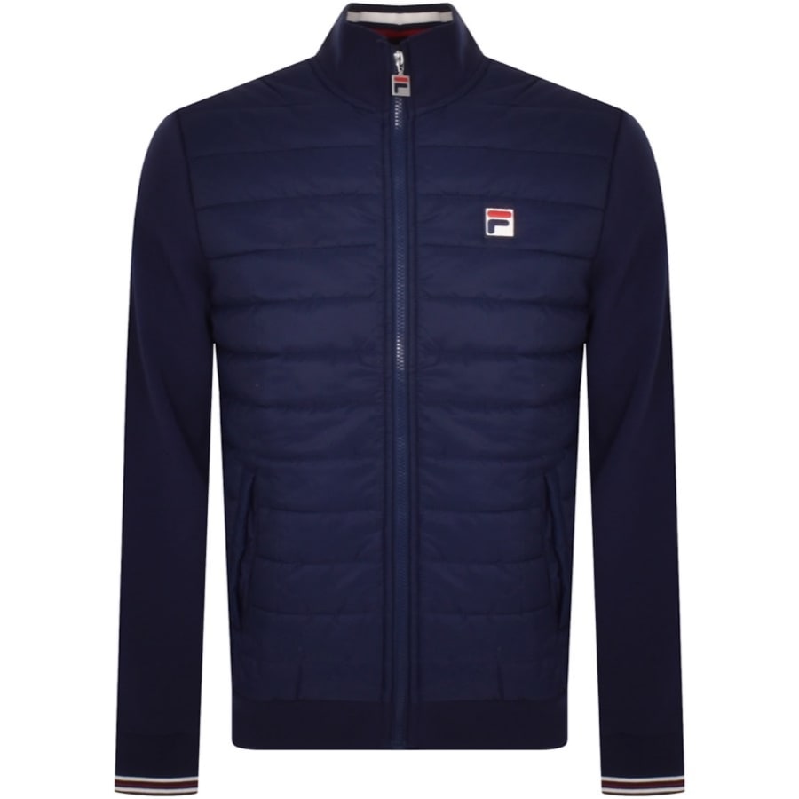 Fila padded jacket with buckle fastening and chest logo store