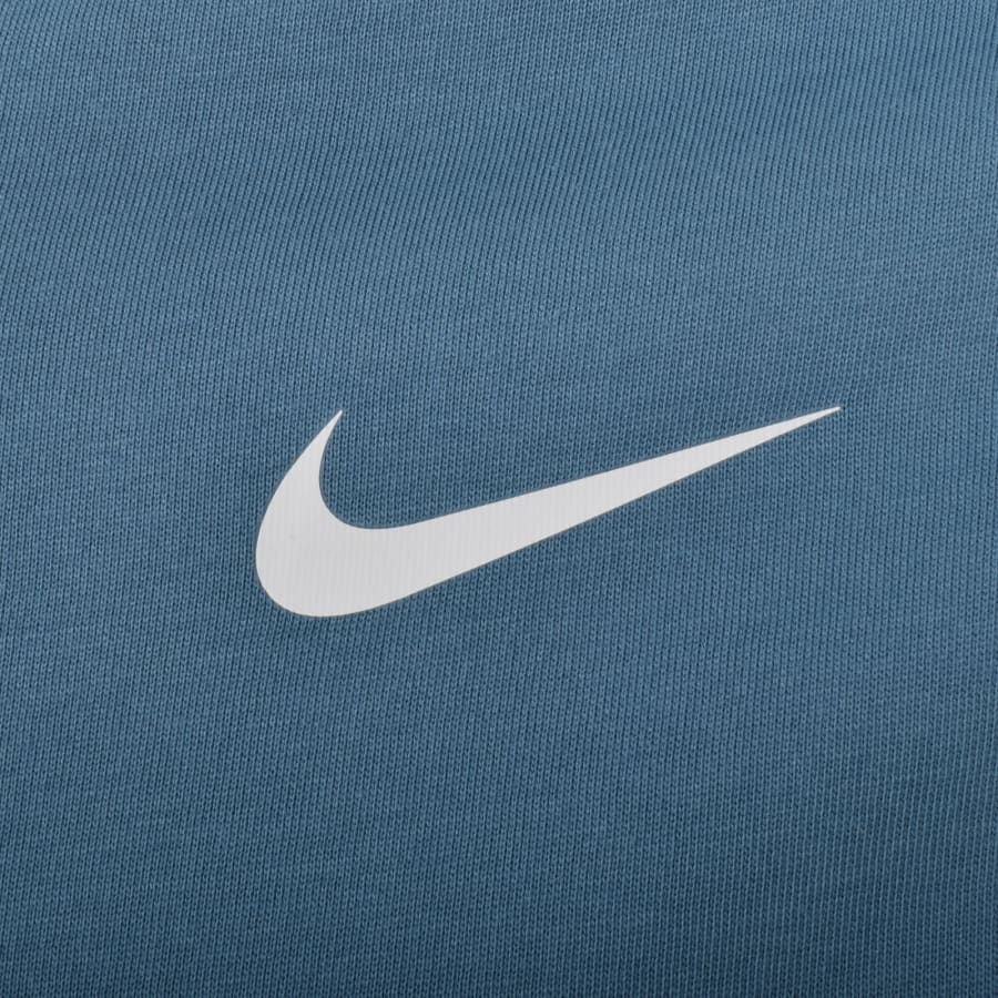 Image number 3 for Nike Crew Neck Club T Shirt Blue