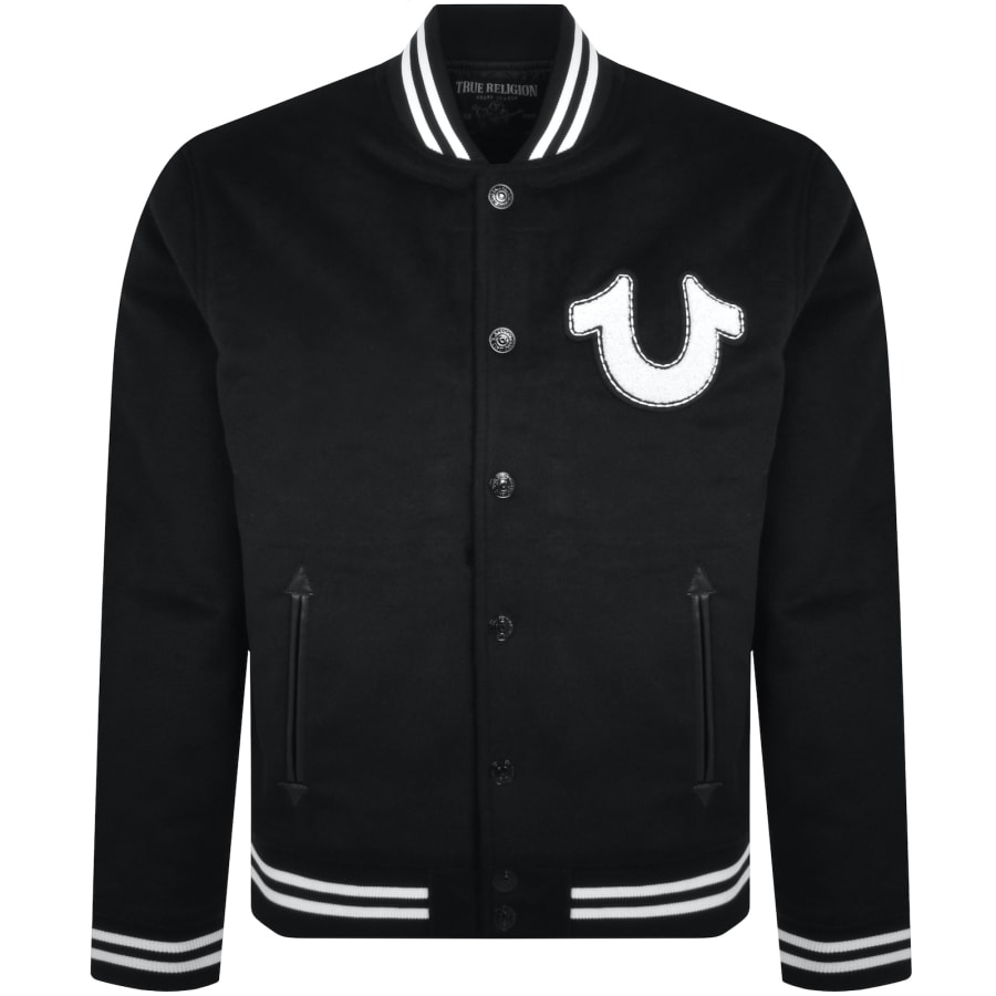 True Religion Western Bomber Jacket Black Mainline Menswear Denmark