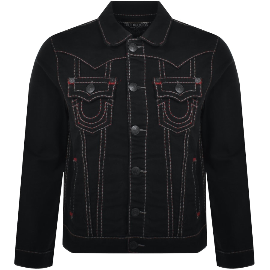 Black true religion jacket outlet