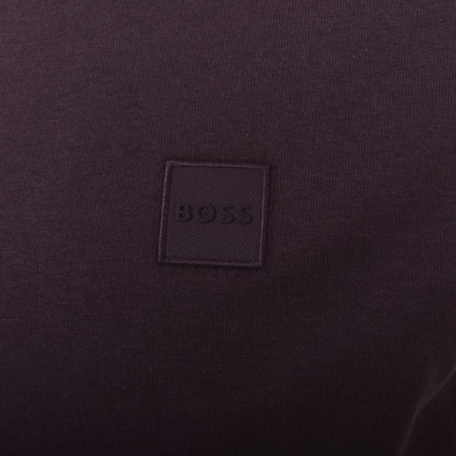 Image number 3 for BOSS Wetalk Pullover Hoodie Purple
