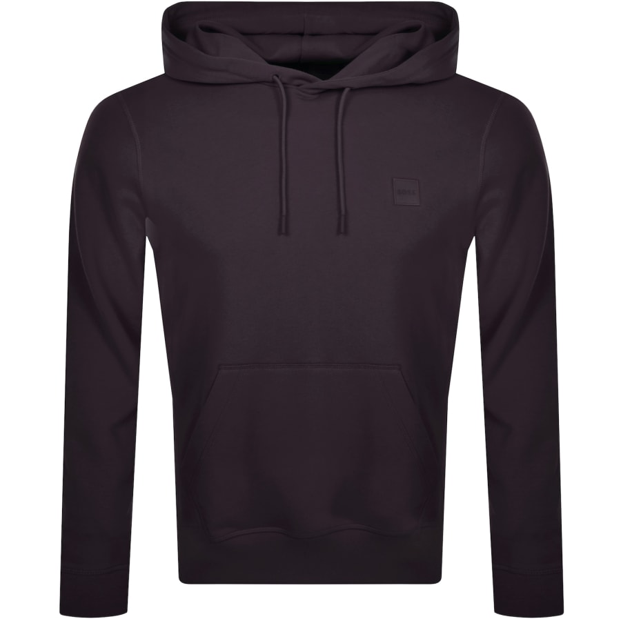 Image number 1 for BOSS Wetalk Pullover Hoodie Purple