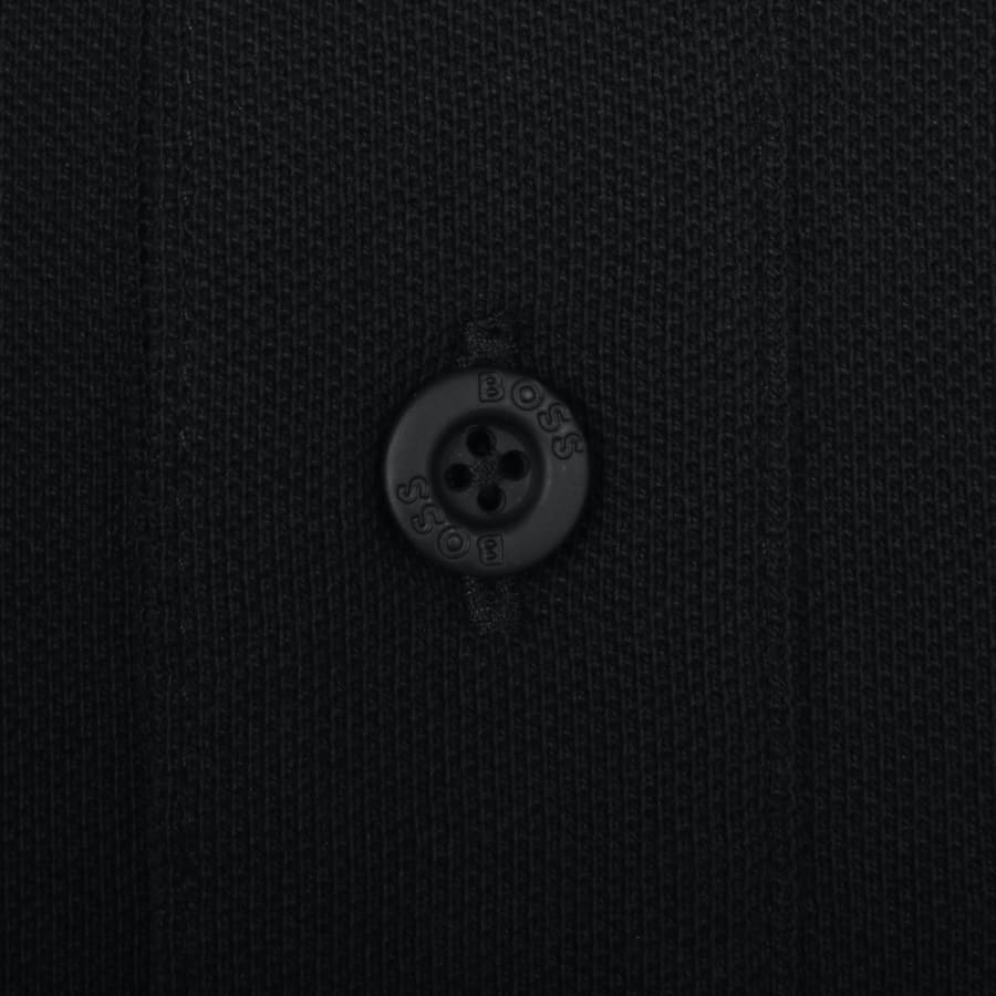 Image number 5 for BOSS PE Nylonhem Polo T Shirt Black