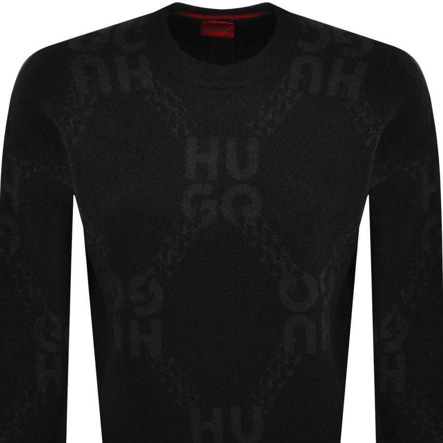 Image number 2 for HUGO Shain Jumper Black