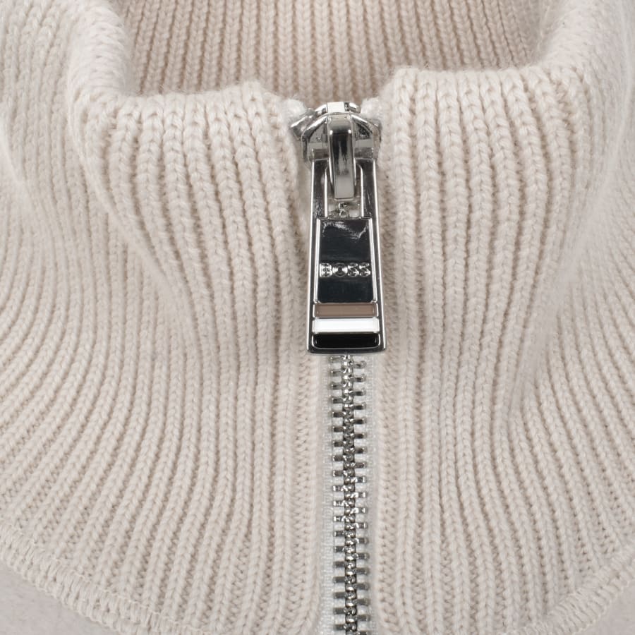 Image number 3 for BOSS Emeraviglio Knit Jumper Off White