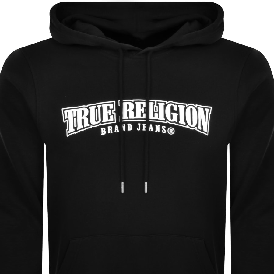 Image number 3 for True Religion Painted Hoodie Black