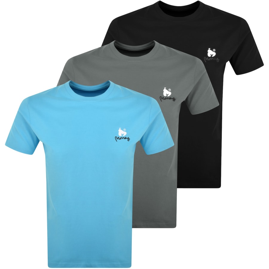 Image number 1 for Money Lounge 3 Pack T Shirts