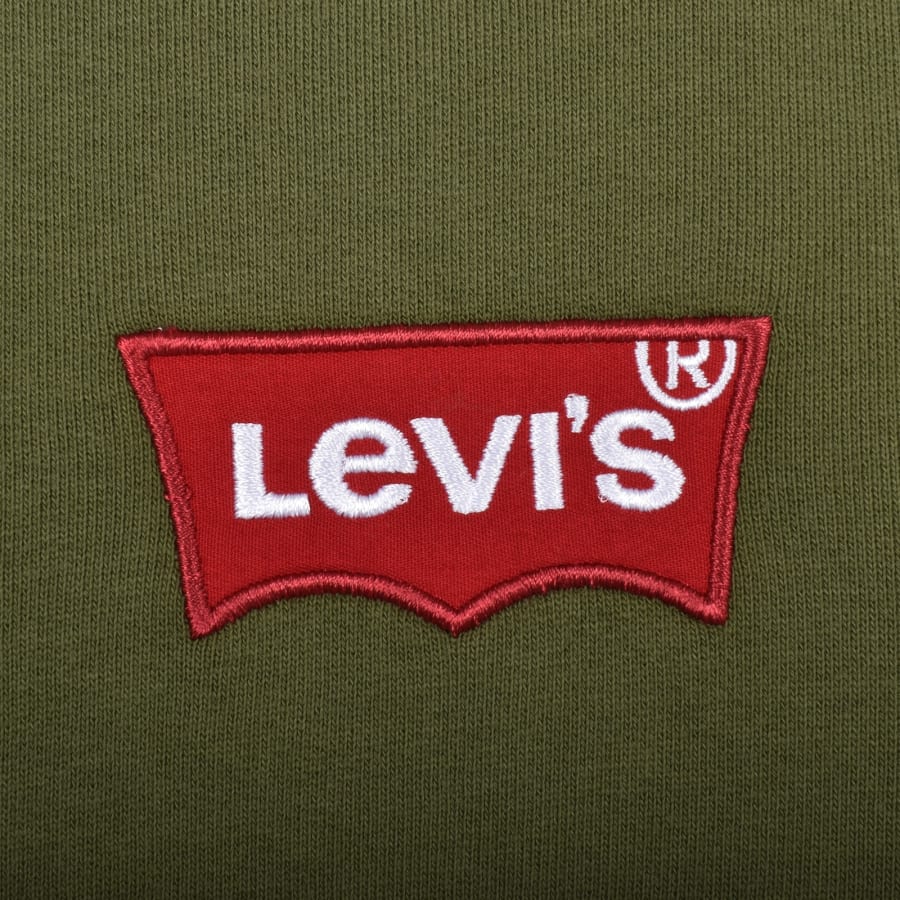 Image number 3 for Levis Relaxed Graphic Sweatshirt Green