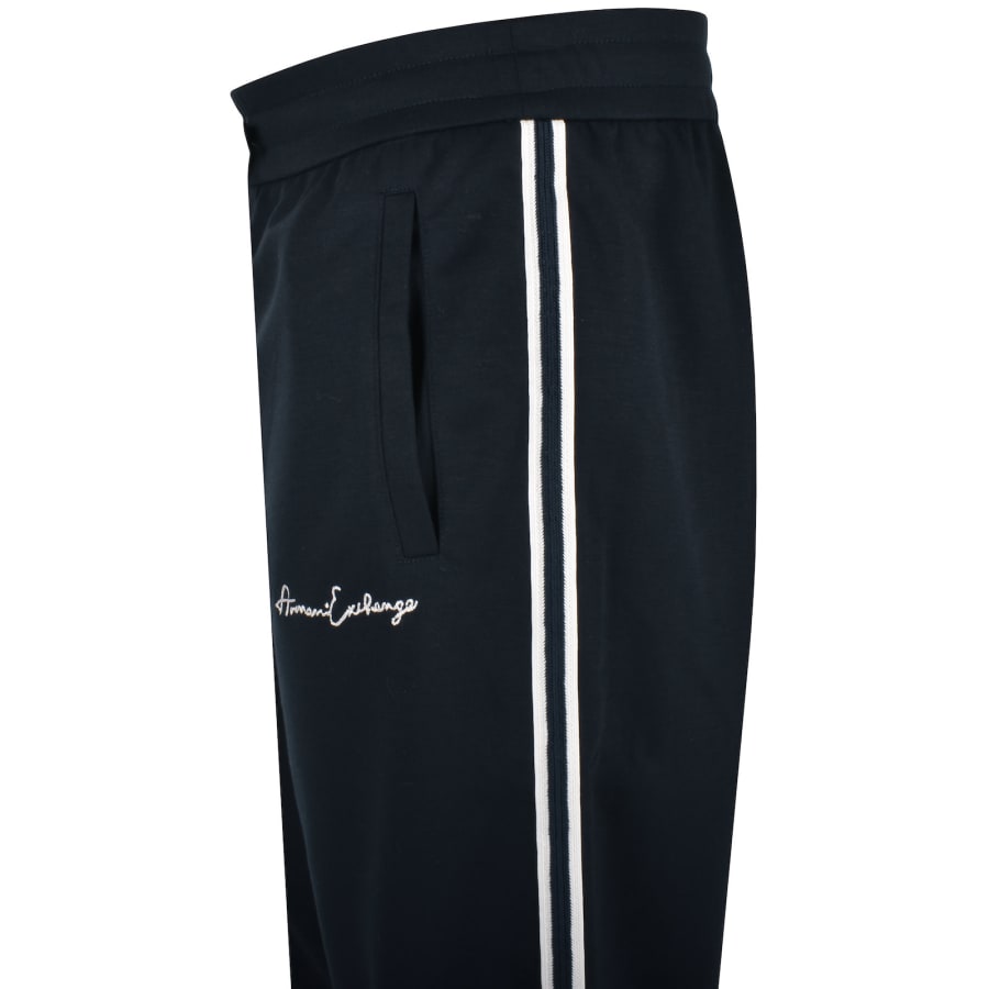 Image number 3 for Armani Exchange Logo Joggers Navy