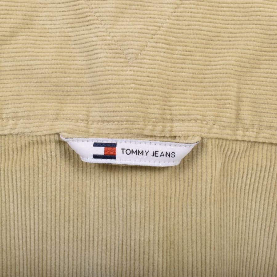 Image number 4 for Tommy Jeans Corduroy Regular Fit Shirt Beige