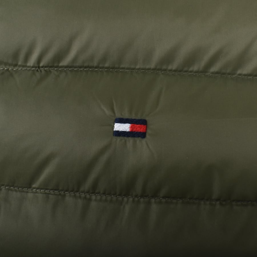 Image number 3 for Tommy Hilfiger Mix Media Full Zip Hoodie Green