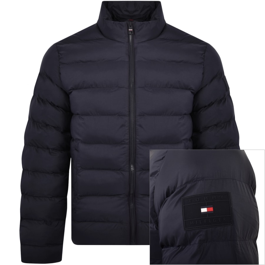 Tommy Hilfiger Mens Thermal Insulated Padded Jacket Desert Sky