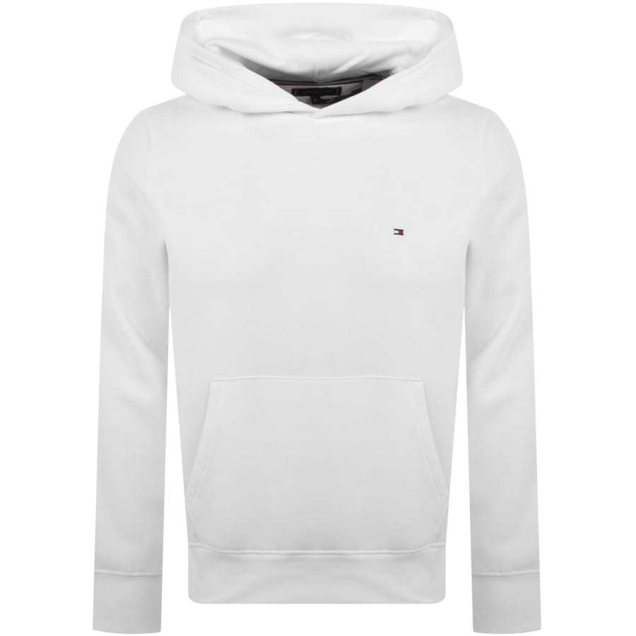 Tommy Hilfiger Essential Fleece Hoodie White