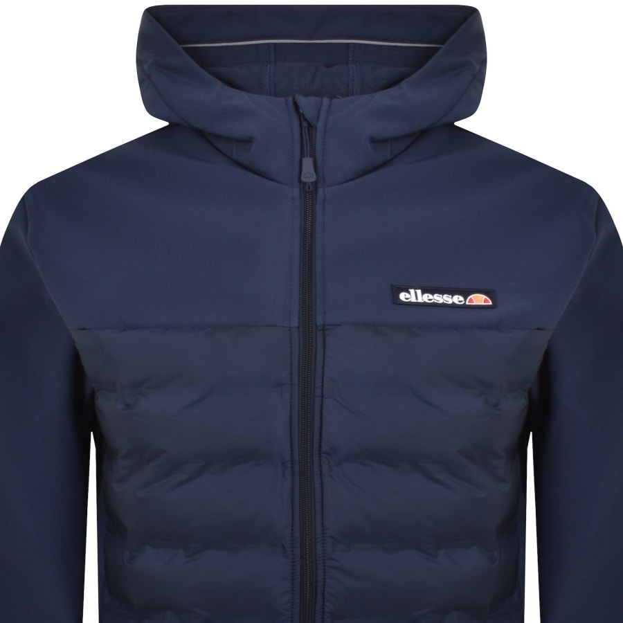 Ellesse Cassiano Padded Jacket Navy Mainline Menswear