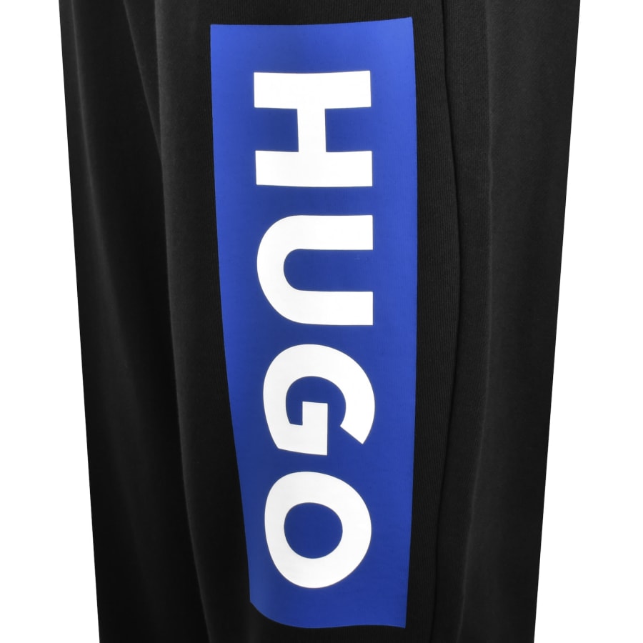 Image number 3 for Hugo Blue Nuram Joggers Black