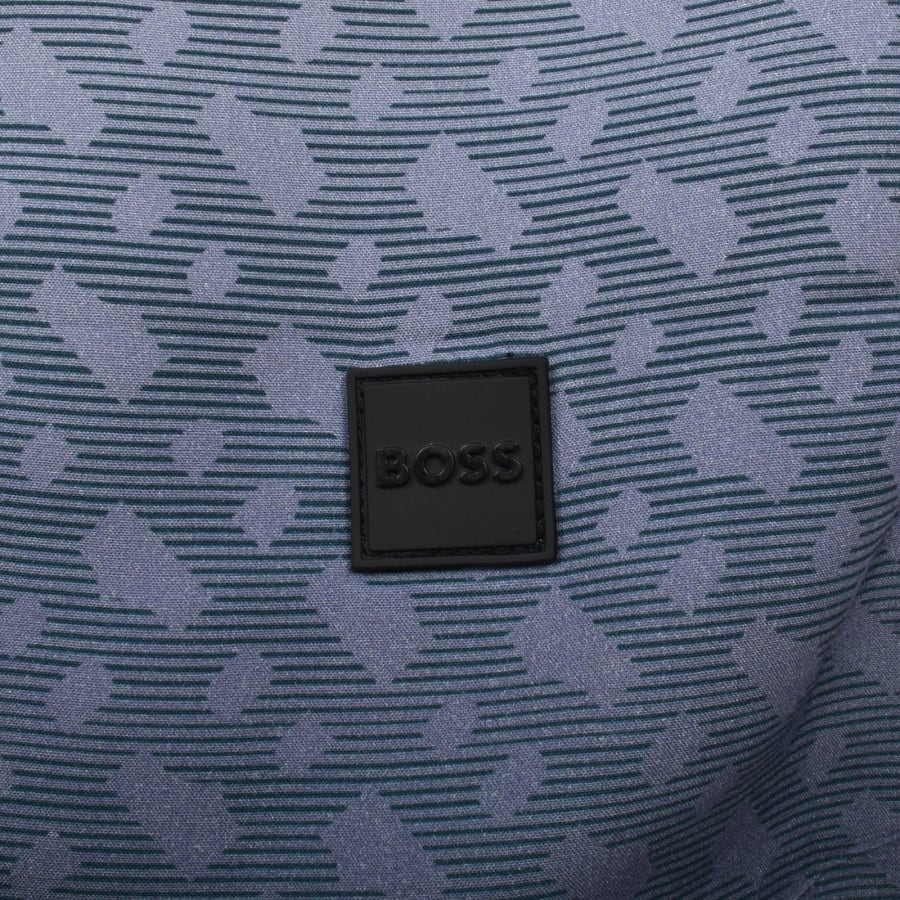 Image number 3 for BOSS Short Sleeve Vale Shirt Navy