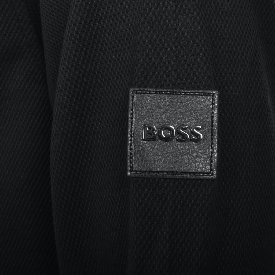 Image number 4 for BOSS Sidney 59 Quarter Zip Sweatshirt Black