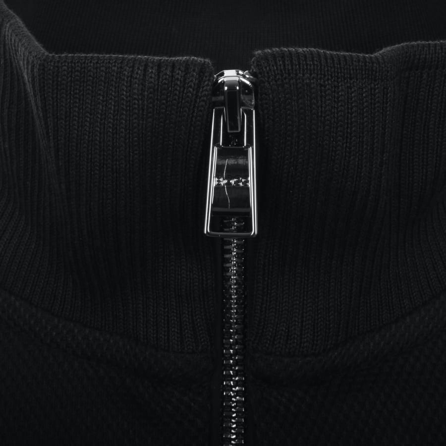 Image number 5 for BOSS Sidney 59 Quarter Zip Sweatshirt Black